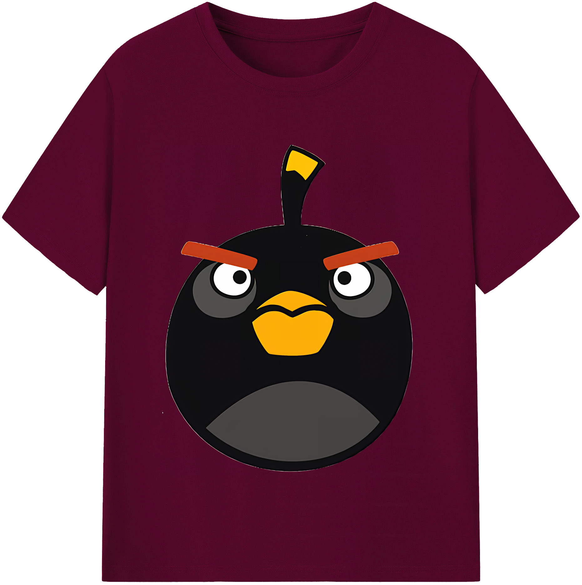 （画像用） Angry Birds アングリーバード レディースカジュアルプリントTシャツ（綿100％）